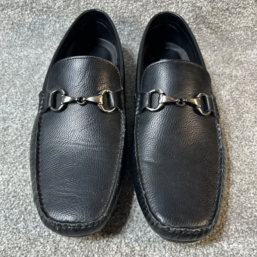 Kenneth Cole Unlisted Men's Black Loafer Shoes Size 11M Reward Urself Slip On